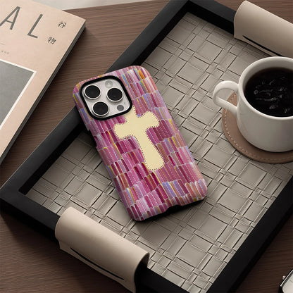 KASEO Matte Bumper for Magsafe Case for IPhone 17 16 15 14 Plus 13 Pro Max Shockproof Hard PC Pastel Cross Cover