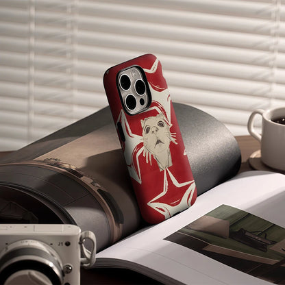 KASEO Matte Bumper for Magsafe Case for IPhone 17 16 15 14 Plus 13 Pro Max Shockproof Hard PC Star Cat S Cover