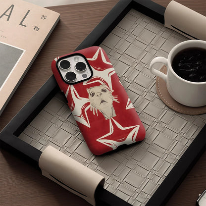 KASEO Matte Bumper for Magsafe Case for IPhone 17 16 15 14 Plus 13 Pro Max Shockproof Hard PC Star Cat S Cover
