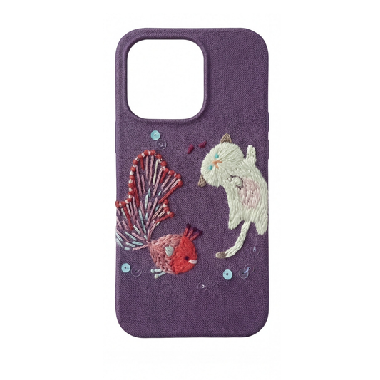 Cat and Koi Case