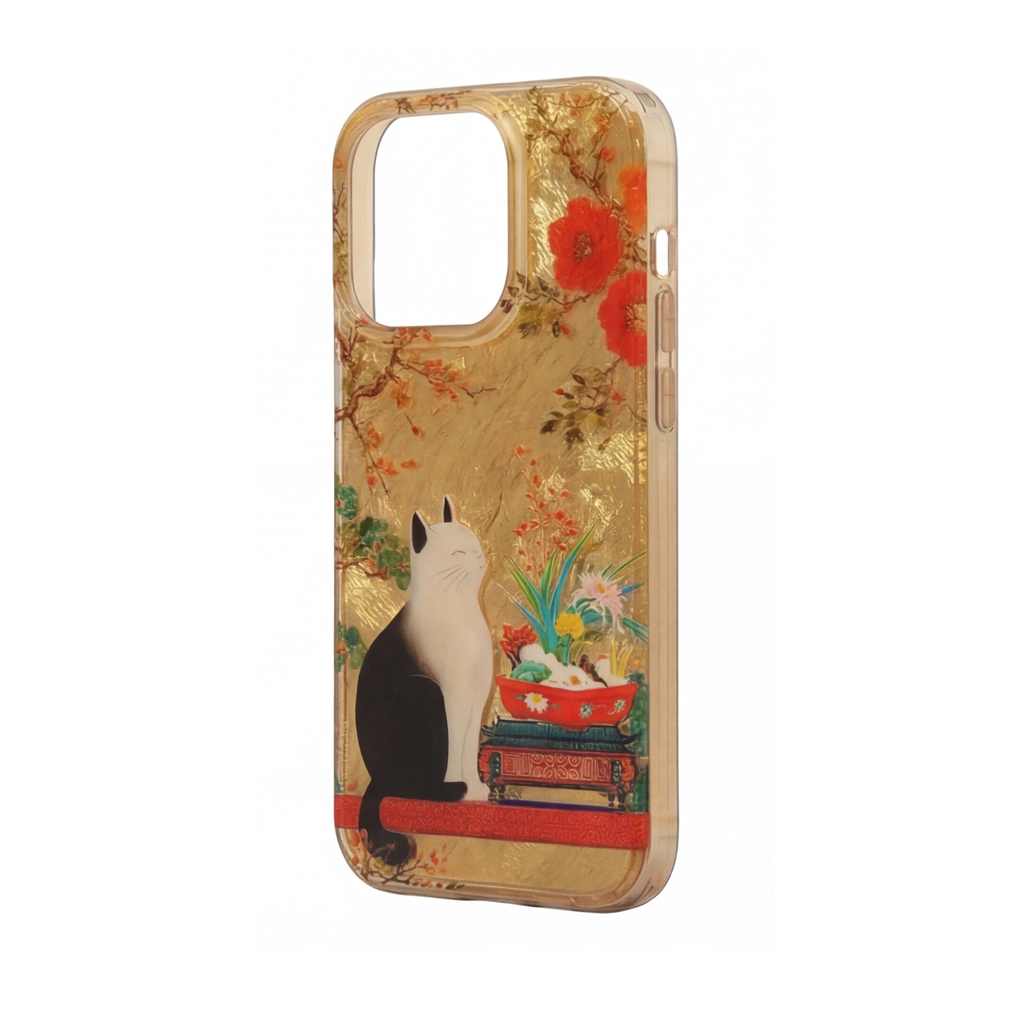 Cherry Blossom Cat Case