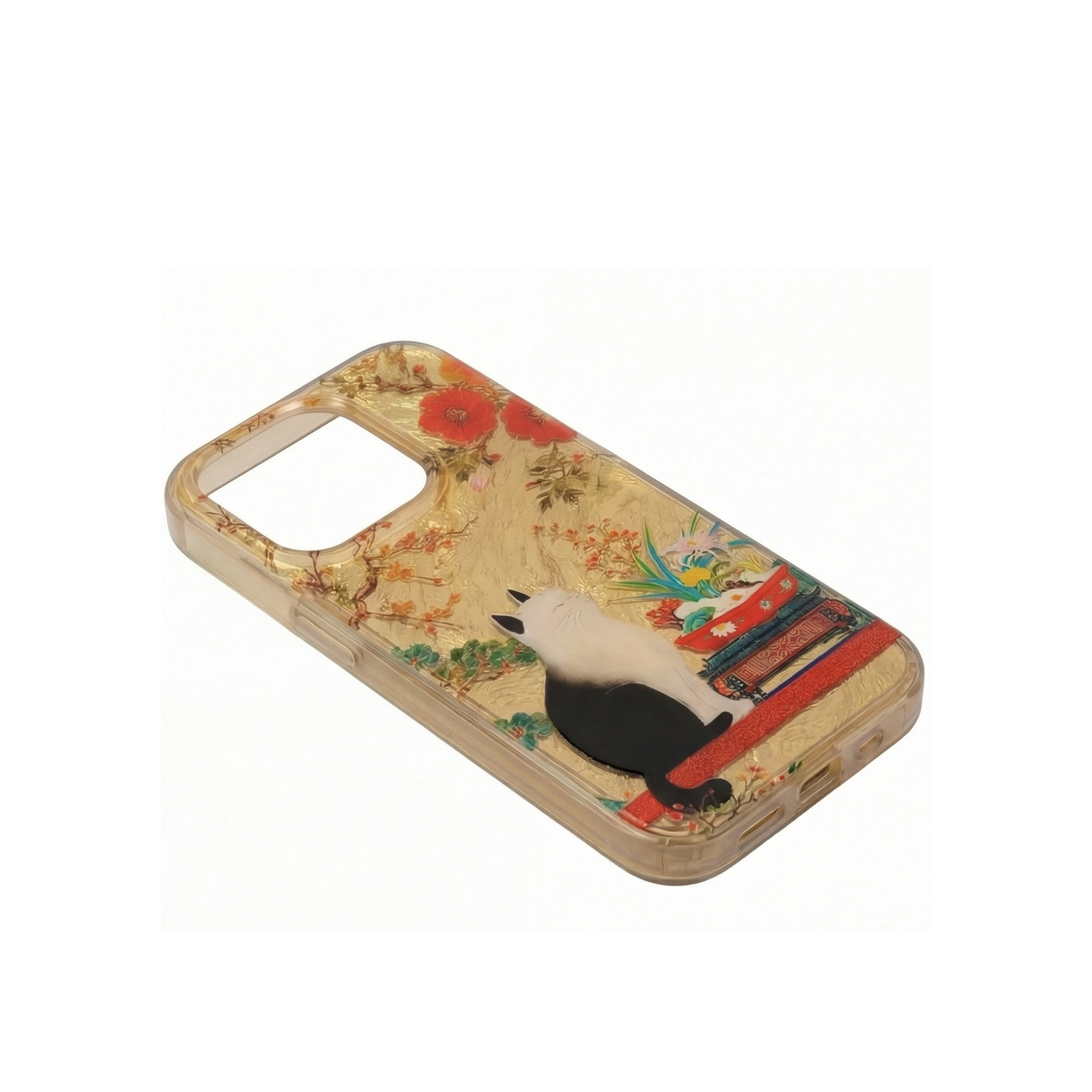 Cherry Blossom Cat Case