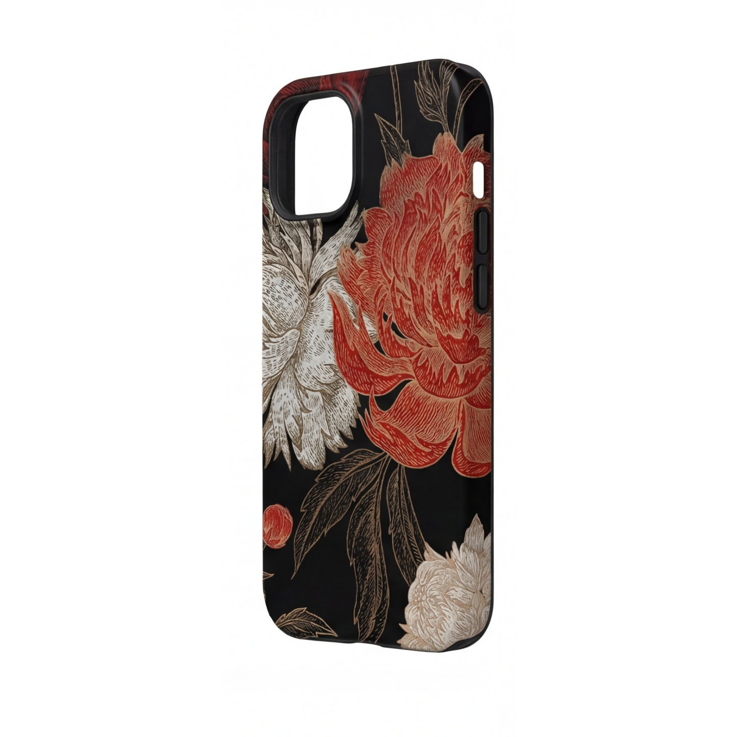 Midnight Peony Case