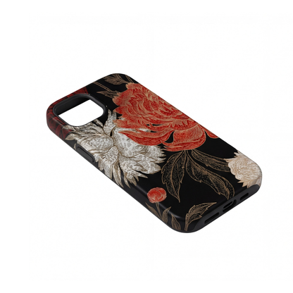 Midnight Peony Case