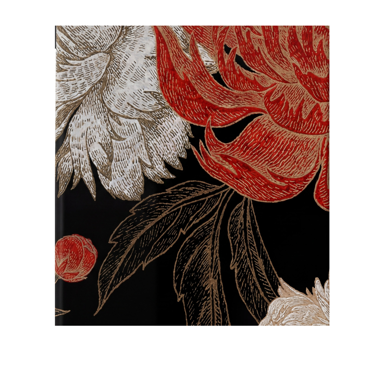 Midnight Peony Case